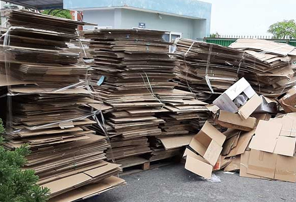 Hòa Phát Nơi mua giấy phế liệu, thùng carton phế liệu