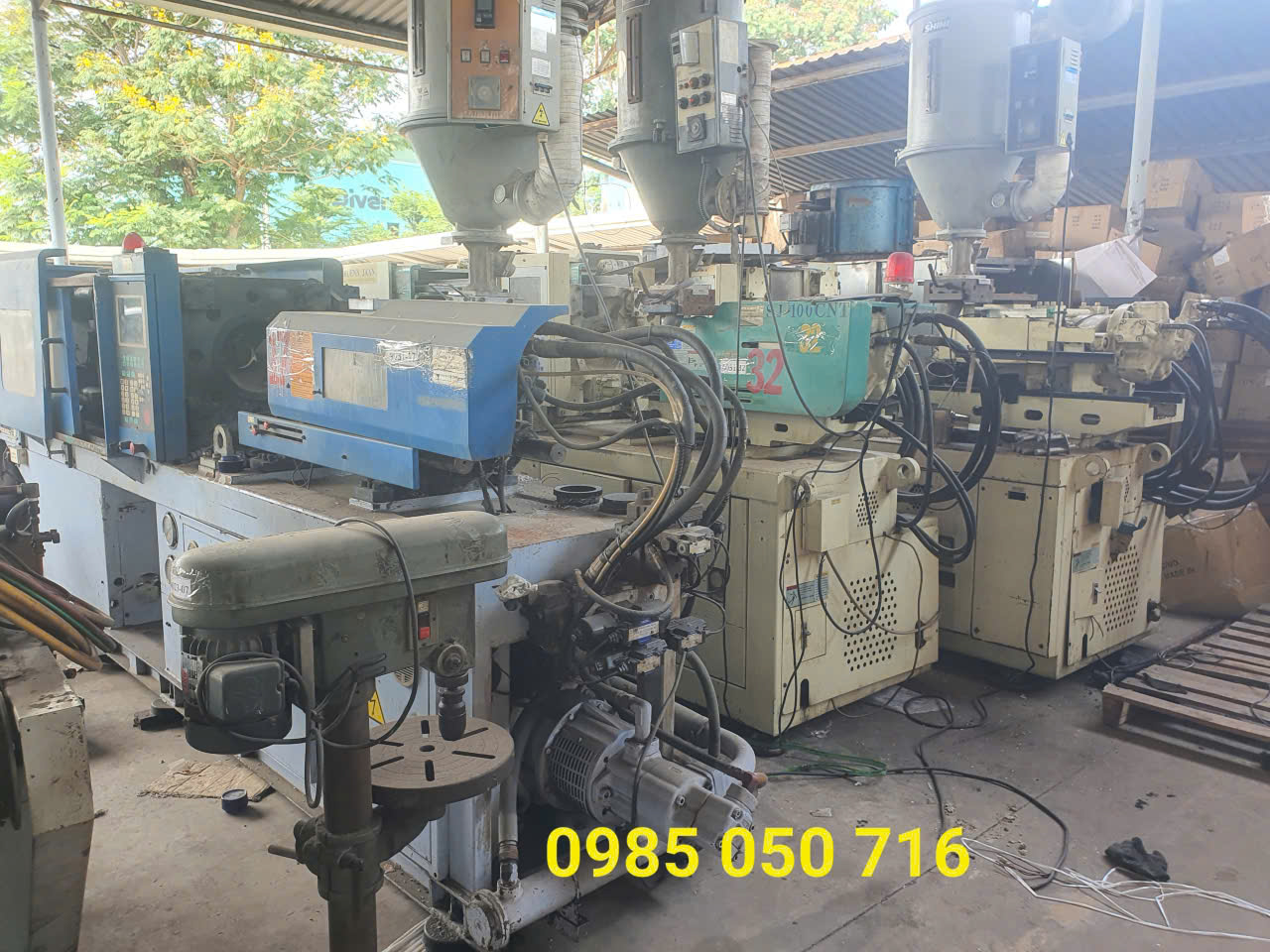 mua bán máy ép nhựa cũ 