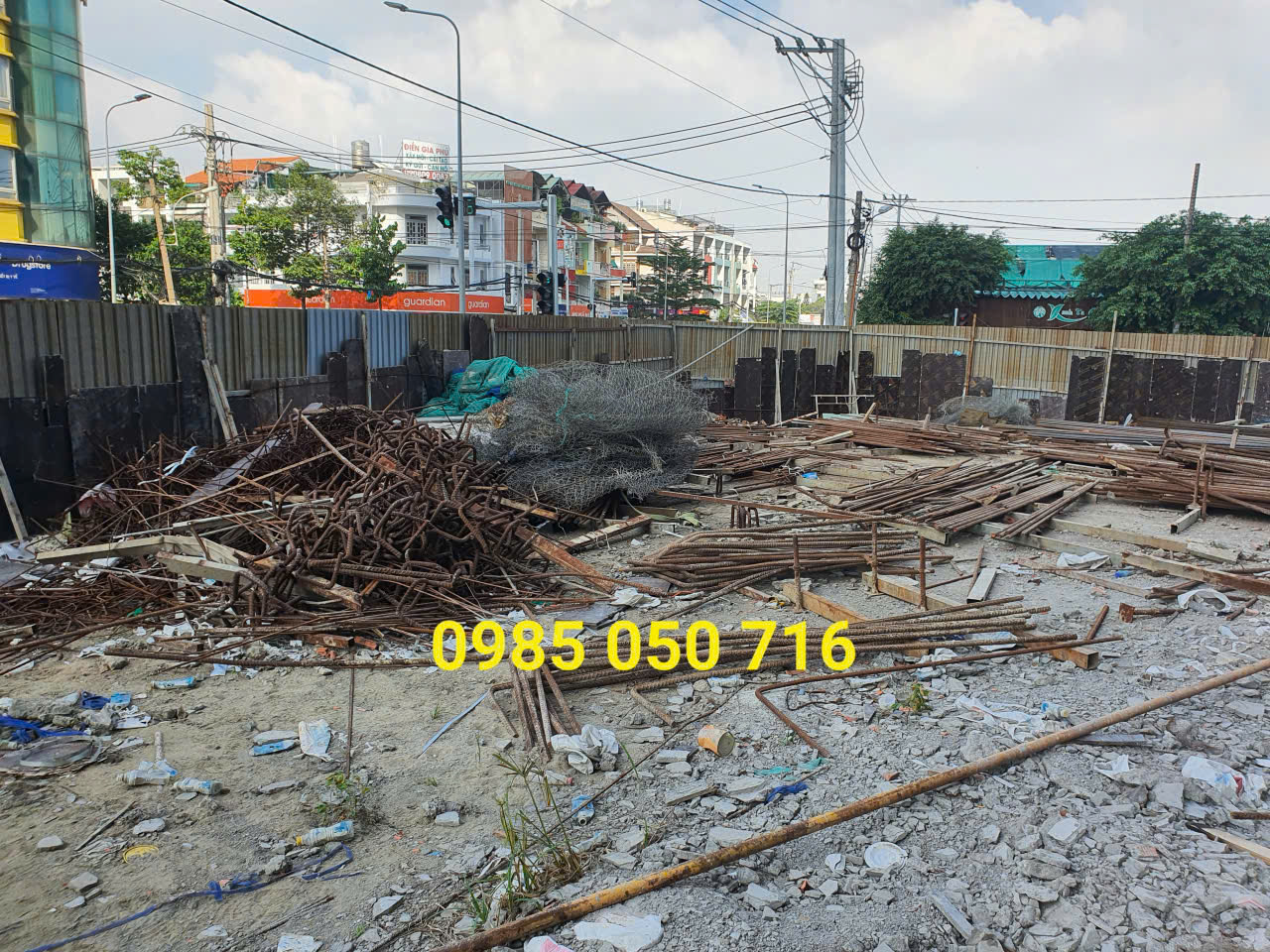 mua phế liệu sắt tại công trình quận 2