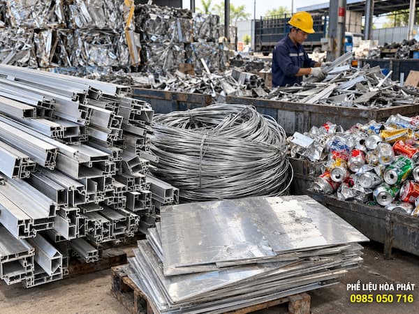 Các Loại Nhôm Phế Liệu Có Giá Trị Thu Mua Cao Hiện Nay
