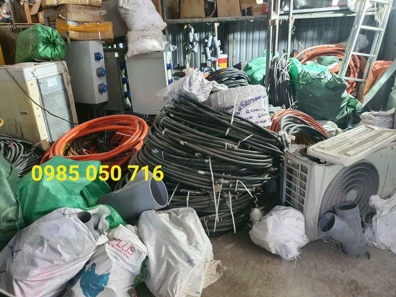 thu mua dây cáp đồng phế liệu 