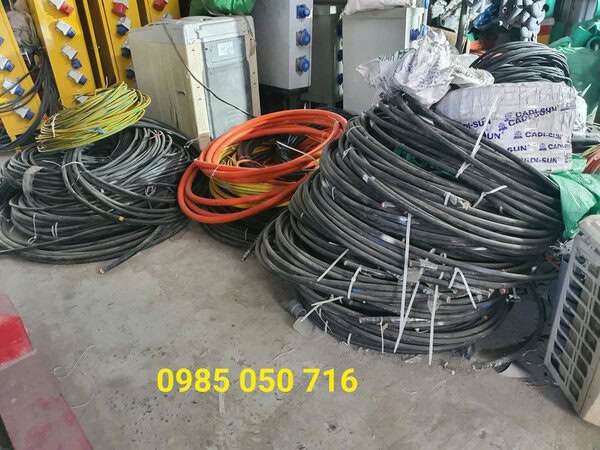 thu mua dây điện cũ phế liệu công trình 