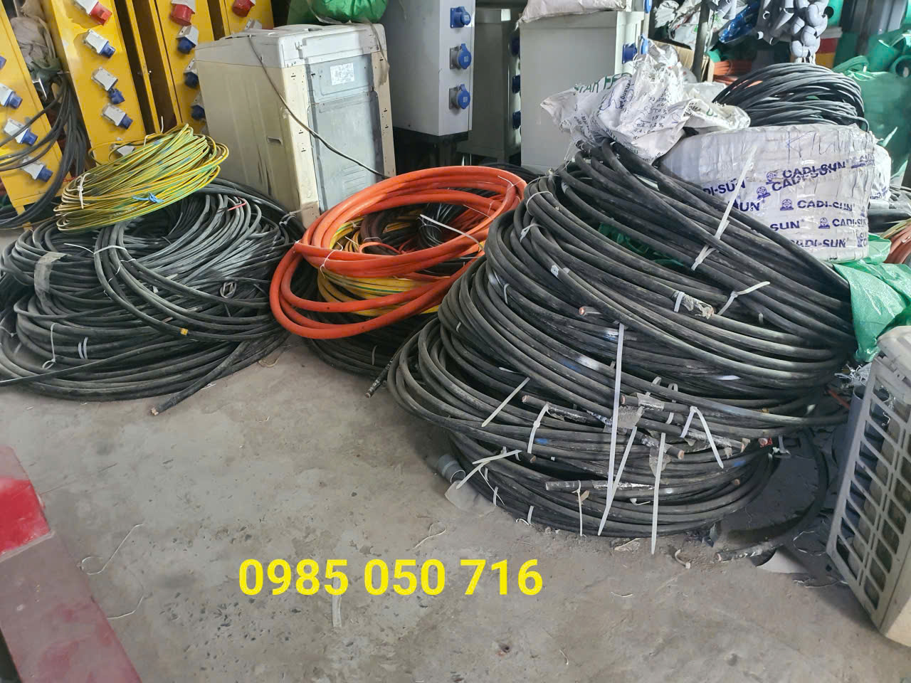 thu mua dây điện cũ phế liệu công trình 